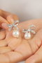 Heliophilia Silver Pendientes de Metal Plateados